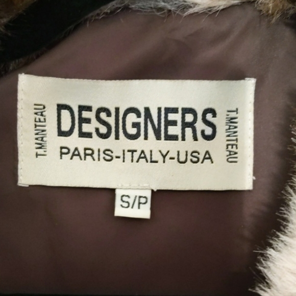 Brown Fall Button Up Jacket With Faux Fur Collar And Cuffs Side Pockets - Picture 5 of 7